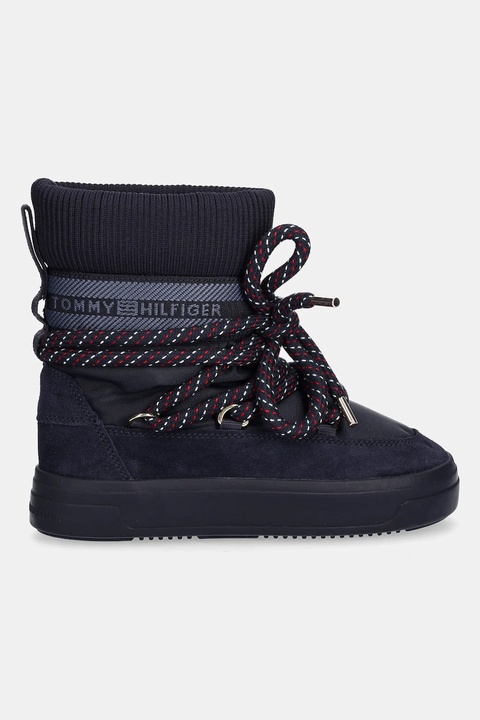 Tommy Hilfiger śniegowce TOMMYTECH RWB SNOWBOOT WARM kolor granatowy FW0FW09163 - zdjęcie produktu nr 2