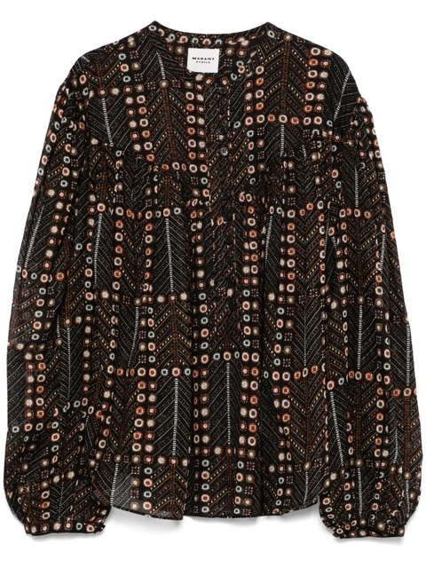 MARANT ÉTOILE Salika blouse - Black - zdjęcie produktu nr 1
