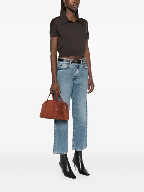 Liffner suede tote bag - Brown - zdjęcie produktu nr 1