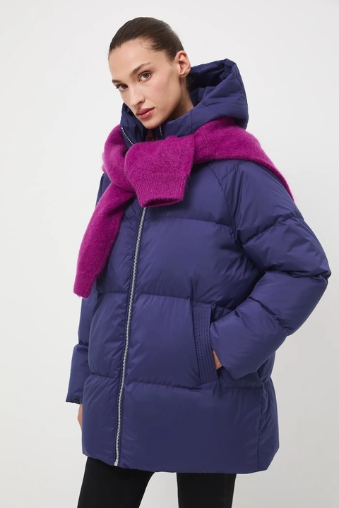 Medicine kurtka puchowa damska kolor fioletowy zimowa oversize - zdjęcie produktu nr 2