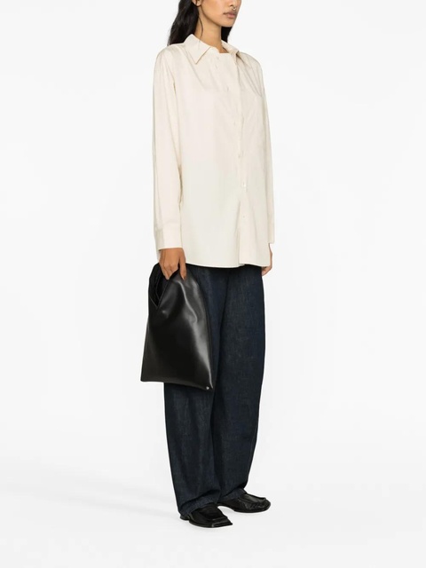 LEMAIRE layered cotton shirt - Neutrals - zdjęcie produktu nr 2