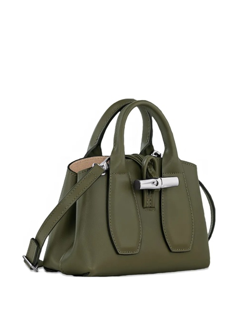 Longchamp top-handle leather shoulder bag - Green - zdjęcie produktu nr 2
