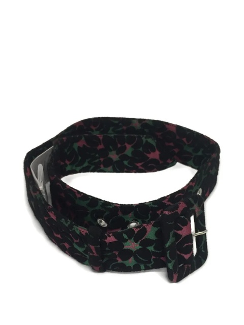 Miu Miu floral-motif buckle belt - F0089 BLACK - zdjęcie produktu nr 1