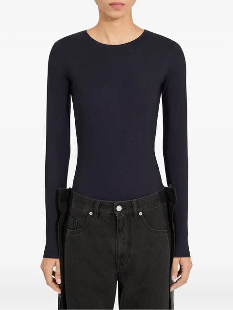 MM6 Maison Margiela long-sleeve jeans bodysuit - Black - zdjęcie produktu nr 2