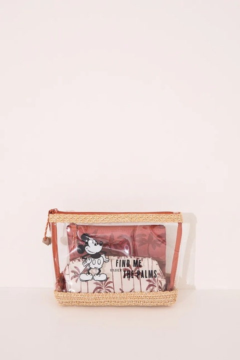 women'secret zestaw kosmetyczek MICKEY 3-pack kolor brązowy 4849283 - zdjęcie produktu nr 1