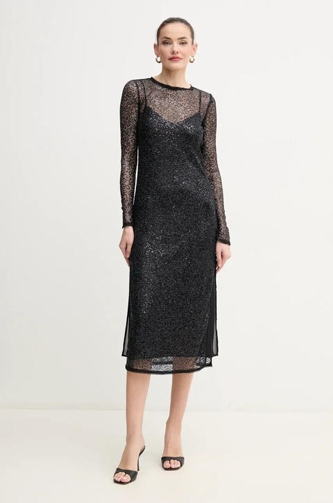 Pinko sukienka kolor czarny maxi prosta 104709 A2EX - zdjęcie produktu nr 1