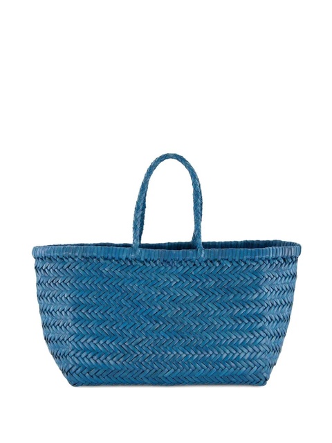 DRAGON DIFFUSION small Triple Jump woven tote bag - Blue - zdjęcie produktu nr 1