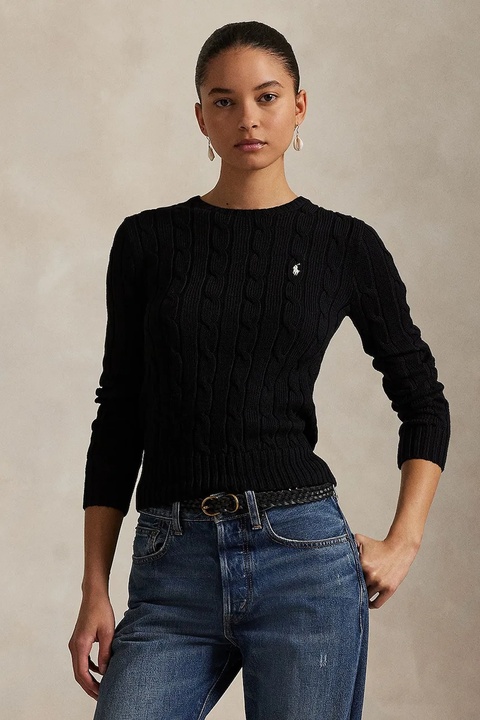 Polo Ralph Lauren sweter bawełniany kolor czarny 211891640 - zdjęcie produktu nr 1