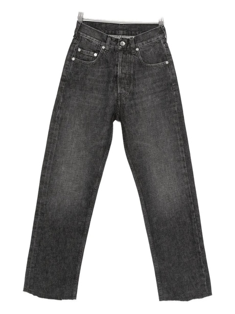 Maison Margiela frayed straight-leg jeans - Black - zdjęcie produktu nr 1