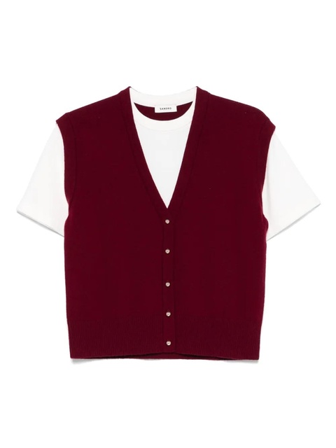 SANDRO layered T-shirt - zdjęcie produktu nr 1