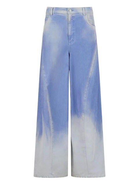 Marni dyed wide-leg jeans - Blue - zdjęcie produktu nr 1