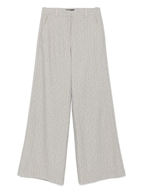 Maje pinstriped trousers - Grey - zdjęcie produktu nr 1