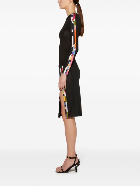 PUCCI contrast-trim long-sleeve top - Black - zdjęcie produktu nr 2