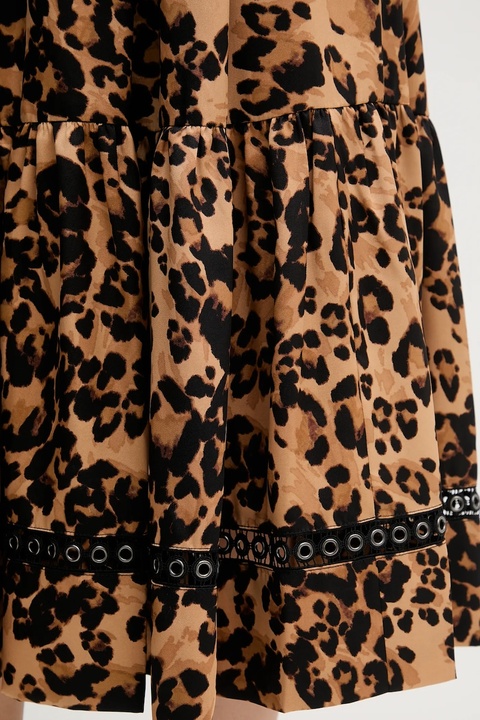 Dkny sukienka kolor czarny midi rozkloszowana P5EB7BBZ - zdjęcie produktu nr 1