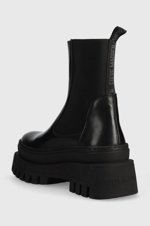 Steve Madden sztyblety skórzane Cassandra damskie kolor czarny na platformie SM11002679 - zdjęcie produktu nr 2