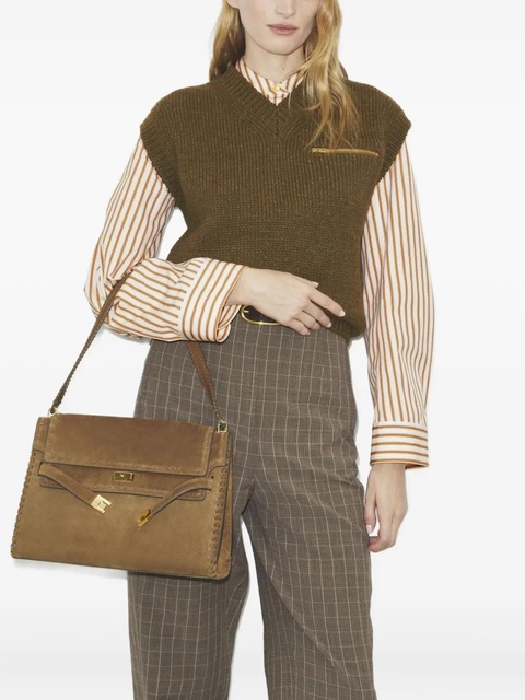 Tory Burch large Lee Radziwill shoulder bag - Brown - zdjęcie produktu nr 2