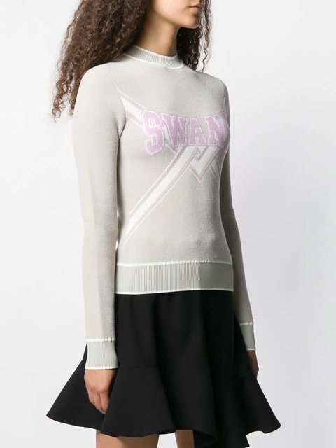Off-White Swans knitted sweater - Neutrals - zdjęcie produktu nr 2