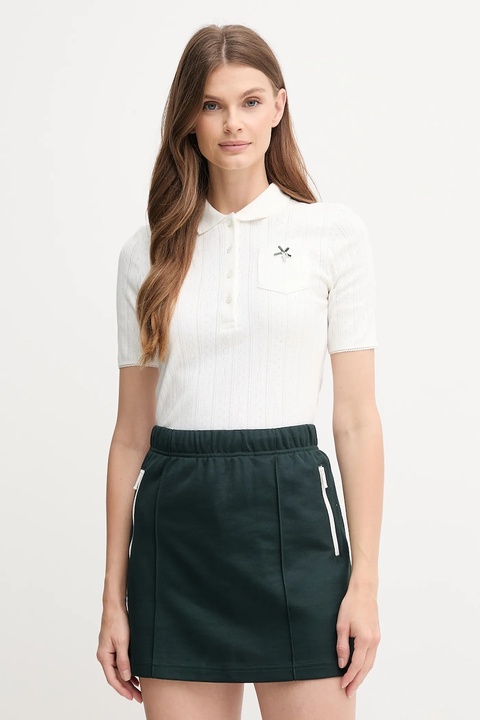 Lacoste polo bawełniane damski kolor biały DF5296 - zdjęcie produktu nr 1