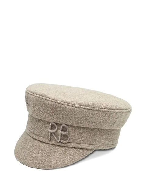 Ruslan Baginskiy monogram baker boy cap - Neutrals - zdjęcie produktu nr 2