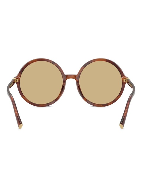 Miu Miu Eyewear round-frame sunglasses - Brown - zdjęcie produktu nr 2
