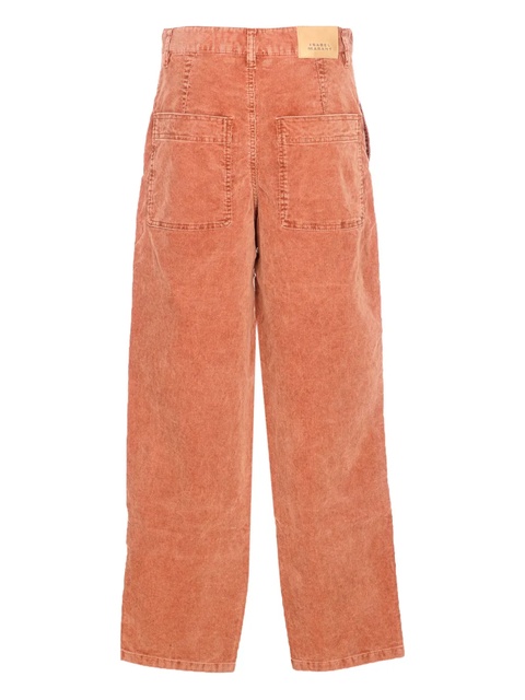 MARANT ÉTOILE Onyta patch-pocket corduroy trousers - Pink - zdjęcie produktu nr 2