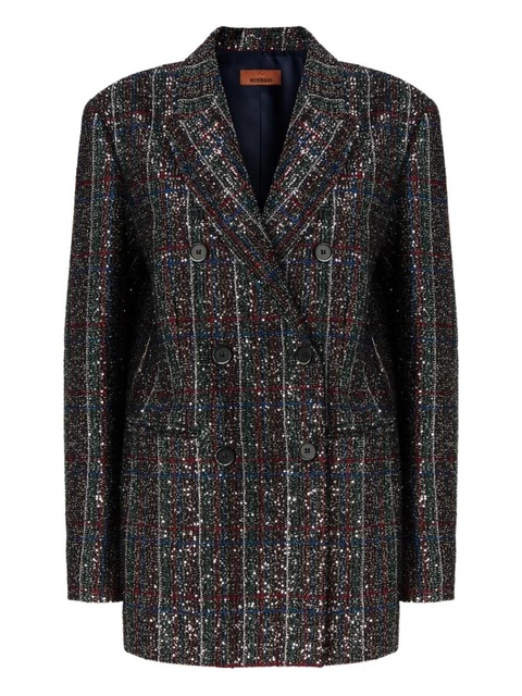 Missoni sequin-embellished double-breasted blazer - Black - zdjęcie produktu nr 1