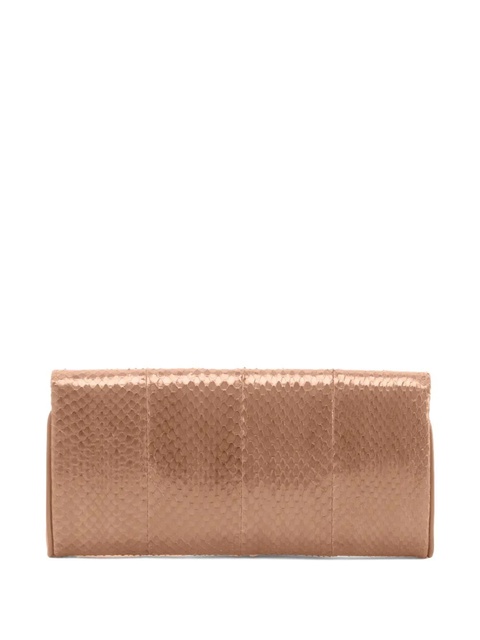 Giuseppe Zanotti FLUTIE snakeskin clutch bag - Neutrals - zdjęcie produktu nr 2
