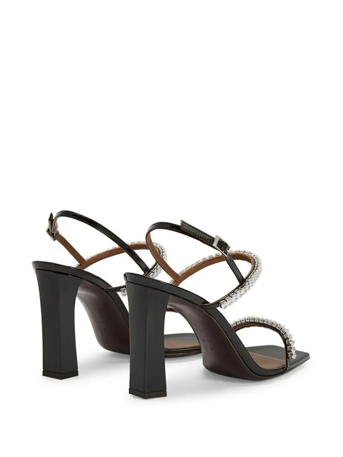 Giuseppe Zanotti 105mm Valentiine sandals - Black - zdjęcie produktu nr 1