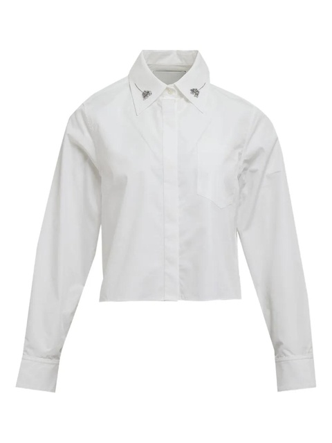 3.1 Phillip Lim embellished collared top - White - zdjęcie produktu nr 2