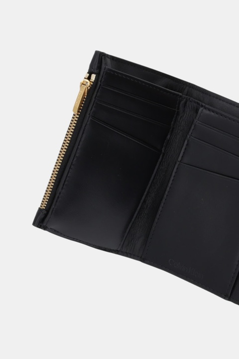 Calvin Klein portfel skórzany damski kolor czarny LV04F1116G - zdjęcie produktu nr 2