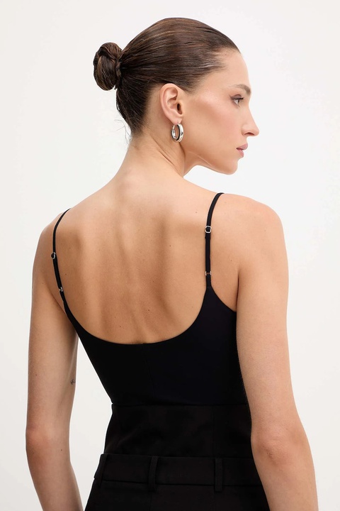 Patrizia Pepe body kolor czarny 2I0152 J341 - zdjęcie produktu nr 2