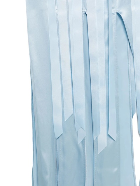 Simone Rocha Unbounded ribbon-detail sleeveless dress - Blue - zdjęcie produktu nr 2