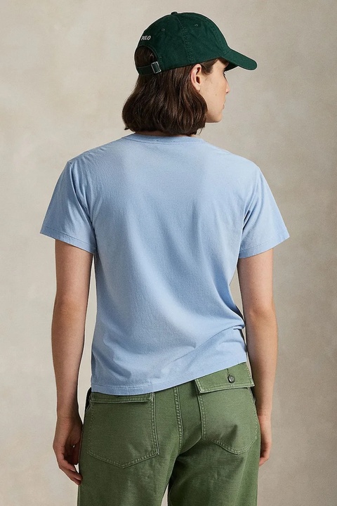 Polo Ralph Lauren t-shirt bawełniany damski kolor niebieski 211971730 - zdjęcie produktu nr 2