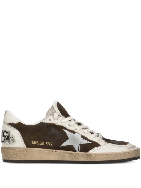 Golden Goose Ball Star suede sneakers - Brown - zdjęcie produktu nr 1