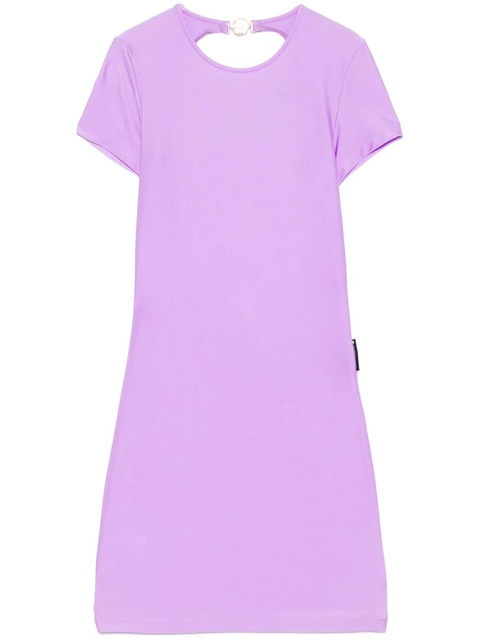 Marine Serre open-back jersey mini dress - Pink - zdjęcie produktu nr 1