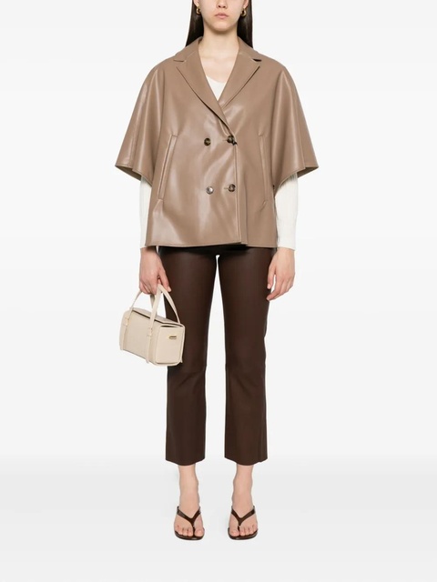 Max Mara double-breasted cape - Brown - zdjęcie produktu nr 2