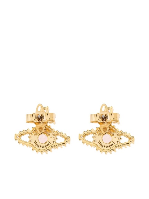 Vivienne Westwood Orb stud earrings - Gold - zdjęcie produktu nr 2