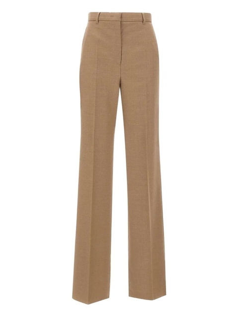 Max Mara Soraga Twill belt loops trousers - Brown - zdjęcie produktu nr 1