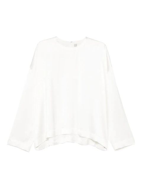 TOTEME round-neck blouse - White - zdjęcie produktu nr 1