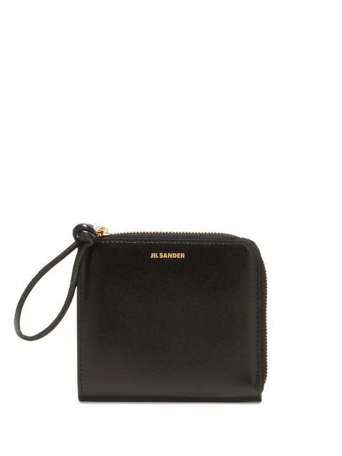Jil Sander embossed-logo detail wallet - Black - zdjęcie produktu nr 1