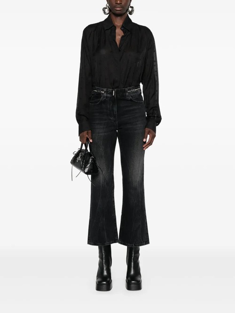 Givenchy logo-plaque bootcut jeans - Black - zdjęcie produktu nr 2