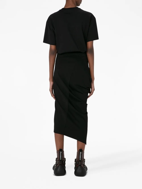 JW Anderson asymmetric draped skirt - Black - zdjęcie produktu nr 2