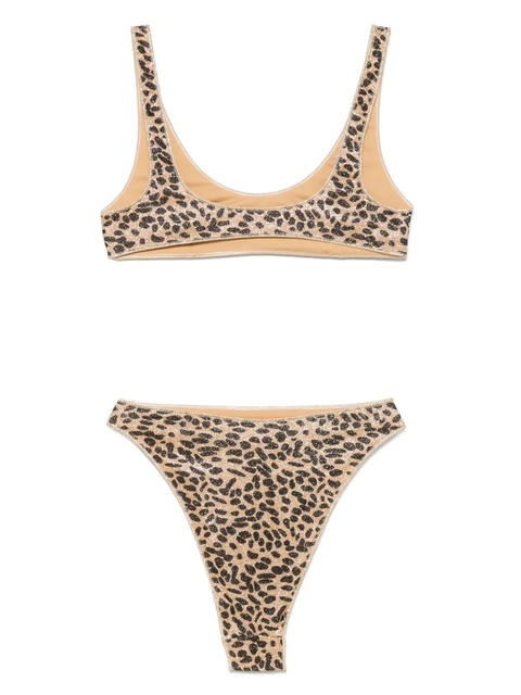 Oséree leopard-print bikini - Brown - zdjęcie produktu nr 2