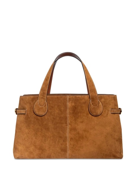 STAUD Piper suede tote bag - Brown - zdjęcie produktu nr 2