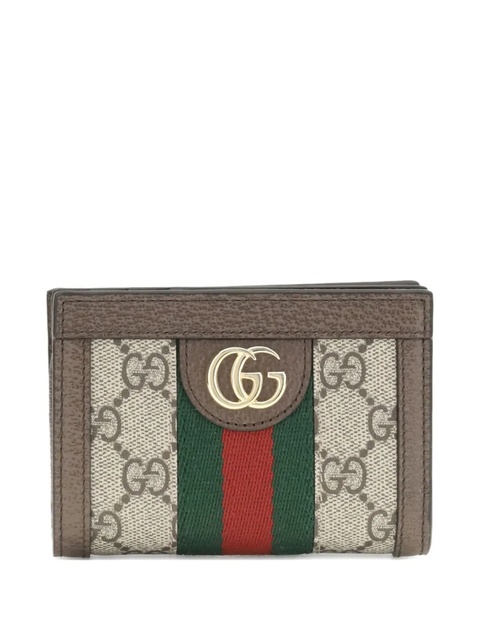 Gucci GG Supreme stripe wallet - Brown - zdjęcie produktu nr 1