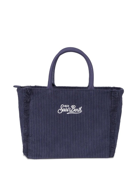 MC2 Saint Barth Colette corduroy tote bag - Blue - zdjęcie produktu nr 2