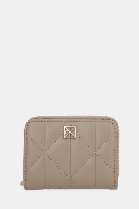 Calvin Klein portfel damski kolor beżowy LV04F1124G - zdjęcie produktu nr 1