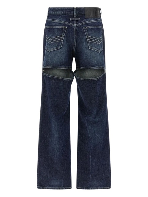 Jean Paul Gaultier The blue cut-out wide-leg jeans - zdjęcie produktu nr 2