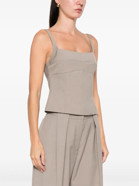 St. Agni sleeveless top - Grey - zdjęcie produktu nr 2