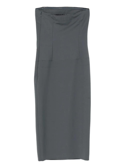 ENTIRE STUDIOS strapless midi dress - Grey - zdjęcie produktu nr 2